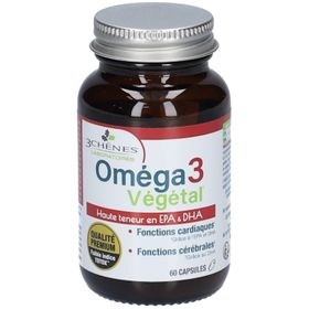 Les 3 Chênes Omega 3 Plant – Oméga 3 végétal à base d’algues