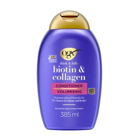 Ogx Apres Shampooing Biotine & Collagene - Cheveux Fins - 385ml