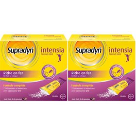 Supradyn Intensia aide à réduire la fatigue