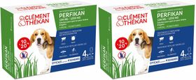 Clement Thekan Anti-Puces Anti-Tiques Chien 10-20kg 4 Pipettes