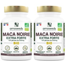 amoseeds MACA NOIRE BIO, EXTRA FORTE