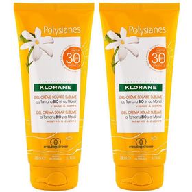 KLORANE Gel-crème Solaire Sublime au Monoï et Tamanu BIO SPF30 Visage & Corps