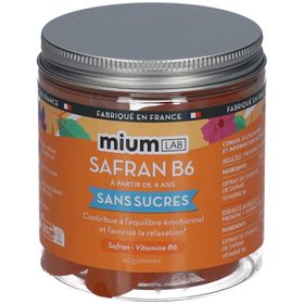 Mium Lab Safran B6 – Gummies anti-stress et équilibre émotionnel