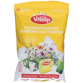 VITALP Bonbons Aux Plantes Sans Sucre Mélisse et Citron