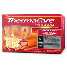 Thermacare Patch Auto-Chauffant Bas du Dos - Boîte de 4