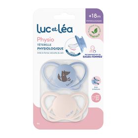 LUC ET LEA Duo de sucettes physiologiques – Loup