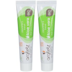 Argiletz Dentifrice Aloe Vera Bio sans Fluor