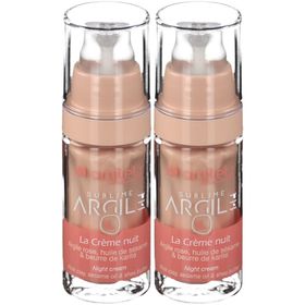 Argiletz La Crème nuit Argile rose, huile de sésame & au beurre de karité