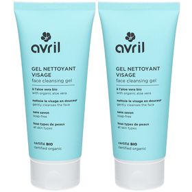 AVRIL Gel nettoyant visage bio