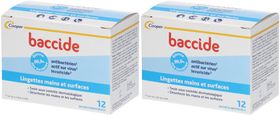 baccide Lingettes Mains et Surfaces Boite de 12