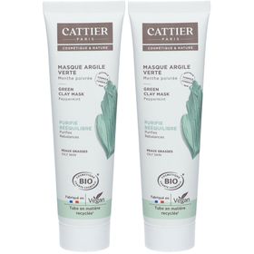 CATTIER Masque à l'argile verte