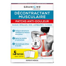 GRANIONS PATCH A/DOULEUR DM SACH 5