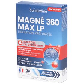 Santarome Magné 360 Max LP Magnésium Vitamines B & Zinc