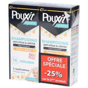 Pouxit Shampooing Anti-Poux et Lentes Parfum Abricot