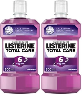 Listerine Bain De Bouche Quotidien, Total Care 6 En 1, Renforcement De La Dentition, Pour Une Haleine Fraîche, Menthe