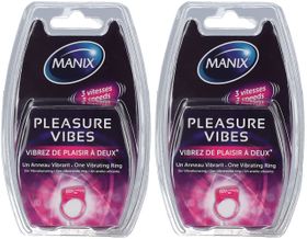 MANIX® Pleasure Vibes Anneau Vibrant 3 Vitesses