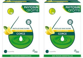 Phytosun Arôms Pastille Sans Sucre Gorge Citron 24 Unités