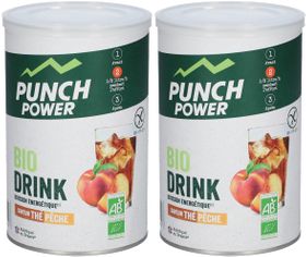 PUNCH POWER Biodrink Boisson énergétique Thé pêche