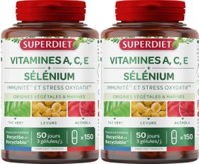 SUPER DIET Complexe Vitamines A, C, E et Sélénium