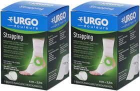 URGO Strapping Bande adhésive de contention 2,5 m x 6 cm