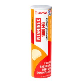 Complément alimentaire UPSA Vitamine C 1000 mg - 15 comprimés à croquer