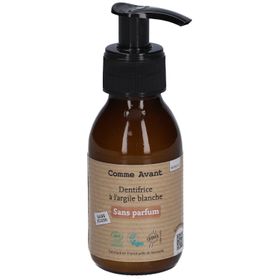 Comme Avant Dentifrice en Pâte à l'Argile Blanche sans Parfum