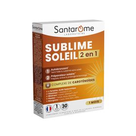 Santarome Sublime Soleil 2en1 Autobronzant & Préparateur Solaire