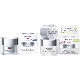 Set Eucerin® HYALURON-FILLER + 3x EFFECT Soin de Jour SPF 15 Anti-Âge + EUCERIN® Anti-Age Recharge Hyualuron-Filler + 3 x Effet Soin de jour SPF15