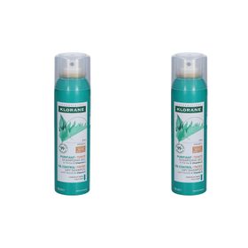 Klorane® Shampooing sec à l'ortie & à la vitamine E pour cheveux foncés