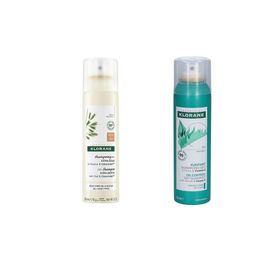 Klorane® EXTRA-SANFT Shampooing sec teinté à l'avoine et à la céramideᴸᴵᴷᴱ + Klorane® Shampooing sec