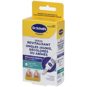 Dr. Scholl's Sérum Revitalisant Ongles Jaunis, Décolorés ou Abîmés - Triple Action: éclaircit, lisse, et hydrate