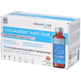 GRANIONS Collagène + Anti-Âge Goût Pêche