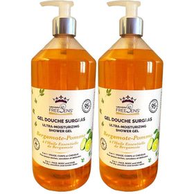 Freesens Gel Douche Surgras Bergamote-Pomme