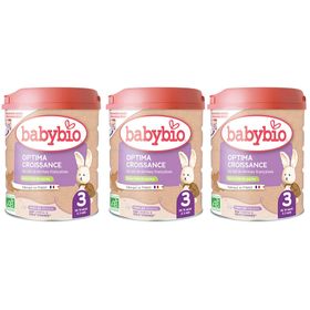BABYBIO Optima 3 Lait de croissance pour nourisson 3ème âge pour nourisson