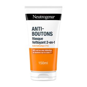 Neutrogena 2-en-1 Nettoyant Exfoliant & Masque Anti-Imperfections