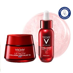 Vichy Liftactiv Collagen Specialist Crème nuit & Sérum Anti-Âge