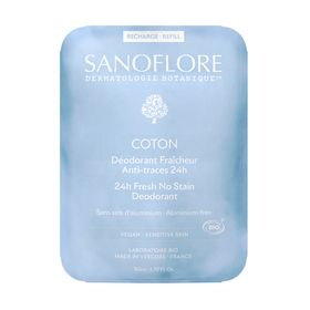 SANOFLORE Déodorant Roll-On 24h Coton Recharge