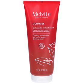 MELVITA Gel Douche Rafraîchissant l'Or Rose