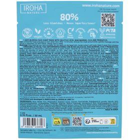 IROHA Masque Facial en Tissu Anti-Imperfections