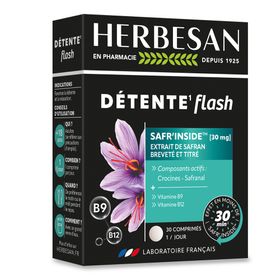 Herbesan Détente Flash – Safran & vitamines B9-B12