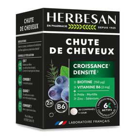 Herbesan Chute de Cheveux – Croissance et densité capillaire