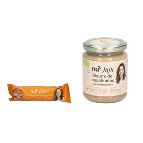 nu3 Fit Protein Bar + Beurre de Cacahuètes Caramélisées x Jujufitcats