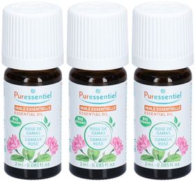 PURESSENTIEL Huile Essentielle Rose de Damas 3x2ml