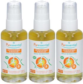 Puressentiel Huile de Massage BIO Effort Musculaire Arnica - Gaulthérie