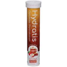 HYDRATIS - Pastilles Hydratation Electrolytes - Pomme Cannelle [Gamme Chaude] - Améliore l'Hydratation et Favorise l'Énergie - Formule Isotonique - Sport, Récupération, Bien-être - 1 tube (20 Pastilles)
