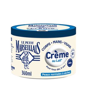 LE PETIT MARSEILLAIS Crème au Lait Peaux Normales à Sèches