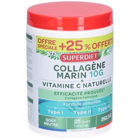 Superdiet Collagène Marin Vitamine C Naturelle