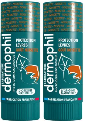 DERMOPHIL Stick Lèvres Protection Goût Noisette