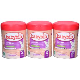 BABYBIO Optima 2 Lot de 3