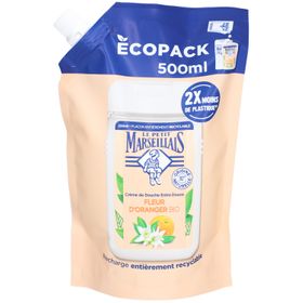 LE PETIT MARSEILLAIS Recharge Douche Extra Douce Fleur d’Oranger BIO